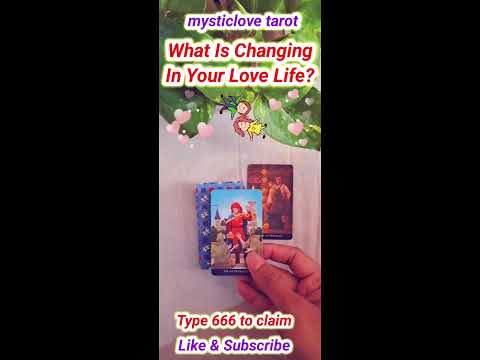 💖What Is Changing In Your Love Life?🍀✨️😍#englishtarot#shorts#whatsnextinyourlovelife#lovetarot