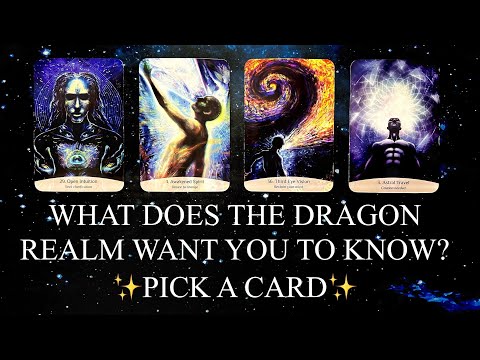 PICK A CARD | ✨WHAT DOES THE DRAGON REALM WANT YOU TO KNOW RIGHT NOW ?🐉