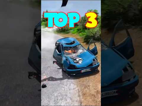 Top 3 Best Car Crash Games 😳🔥 #shorts #sanugamerz