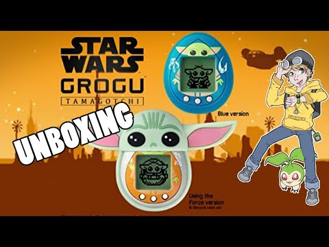 Grogu Tamagotchi Nano Silicone Case Unboxing and Gameplay (Star Wars The Mandalorian Collaboration)