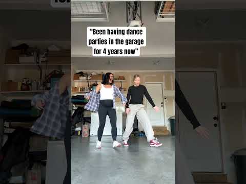 4 years of shuffling in the garage! #shuffle #pregnancydance