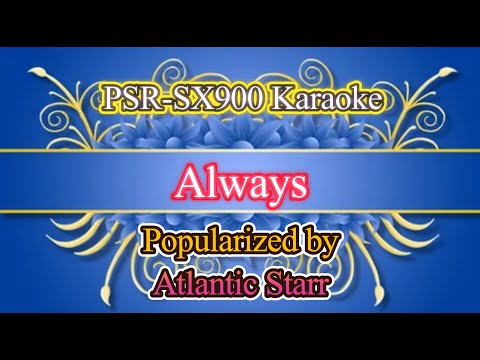 Always - Atlantic Starr Video Karaoke