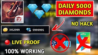 How to get daily free Diamonds Without paytm Without redeem code |new tricks garena free fire|