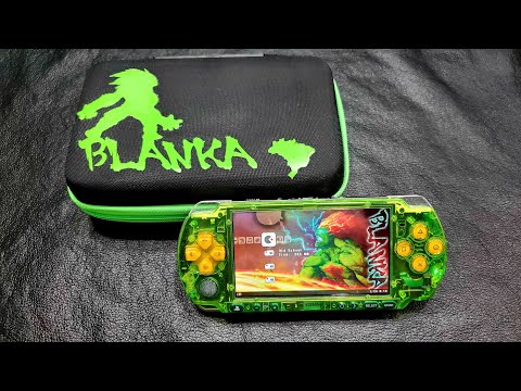 BLANKA! Street Fighter PSP 3000 Transparent