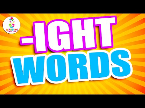 IGHT Words for Kids | Read the IGHT Words (Word Family Series)