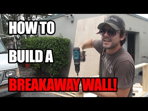 Ash vs. The DC Dead BTS - How to build a BREAKAWAY WALL