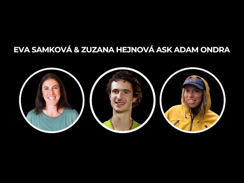 How Adam Ondra trains for competitions? | 2 Czech top athletes Eva Samková and Zuzana Hejnová ask