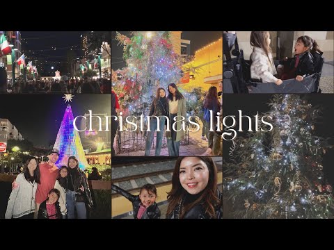 HOLIDAY LIGHTS! サンディエゴのイルミネーションライトアップ💫クリスマスマーケット🎄イタリアンタウンで過ごした夜♡