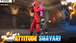 Badge99 New Attitude 😎🔥 Shayrii Must Watch #shorts | Garena Free Fire