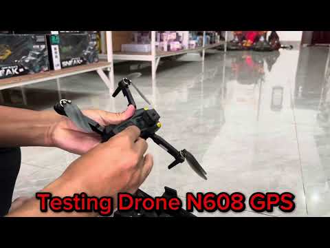 Testing drone N608 GPS indoor