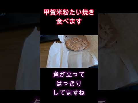 米粉たい焼き(松阪)で買ってみた！もちもち食感であんこが美味しかったです【40代サラリーマンVlog】 #40代サラリーマン #40代男性 #サラリーマンの日常 #スイーツ #サラリーマンvlog