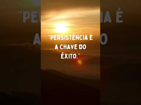 Persistência Diária: A Chave do Êxito através de Esforços Contínuos #motivandopessoas #motivação