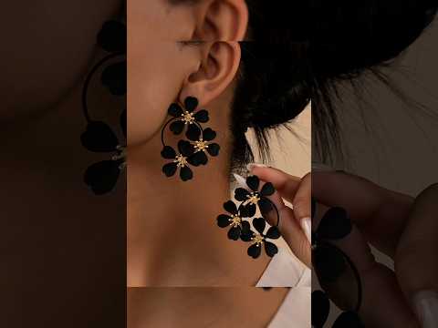 Beautiful Stylish Black Earrings | #shorts #viral #video | @UniqueFashion365