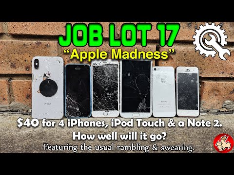 JOB LOT 17: Apple Madness - $40 for 6 Devices from E-Waste! How will it all go?