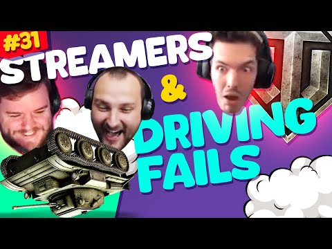 #31 Streamers & Driving Fails | World of Tanks Funny moments