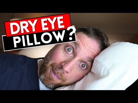 Is This Pillow A Great DRY EYE Home Remedy?