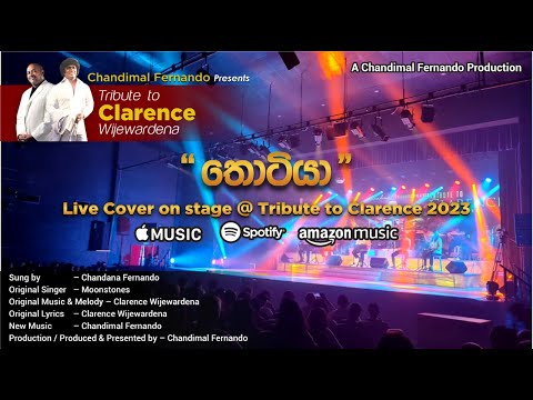 Thotiya Live Cover @ "Tribute to Clarence 2023" by Chandimal Fernando