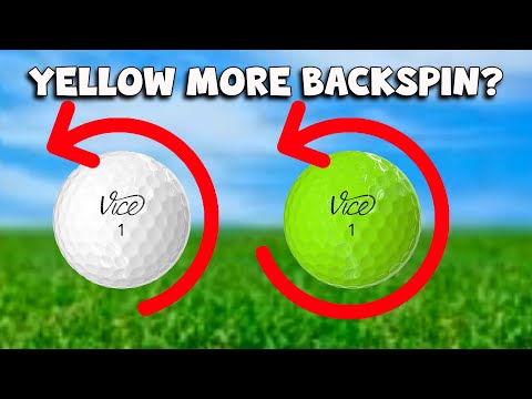 Can Your Get More Backspin By Just Using A Yellow Vice Golf Ball?