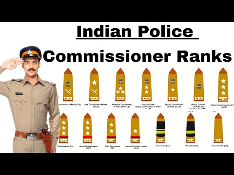 City Police Ranks(Commissioner Ranks)🔥। How To Recognise Indian Police Commissioner Ranks🔥। #police