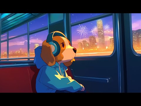 The New Year Train ~ Lofi beats to study/relax to - Chill with my dog