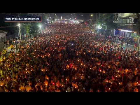 WATCH: Penitential Walk with Jesus procession in Cebu