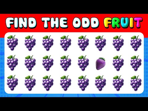 193 Puzzles for GENIUS | Find the ODD One Out 🍏🍇🍋 Fruit Quiz Level Hard 2024 | Quiz Lion