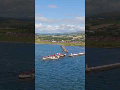 PS Waverley arriving in Girvan #pswaverley #girvan #shorts