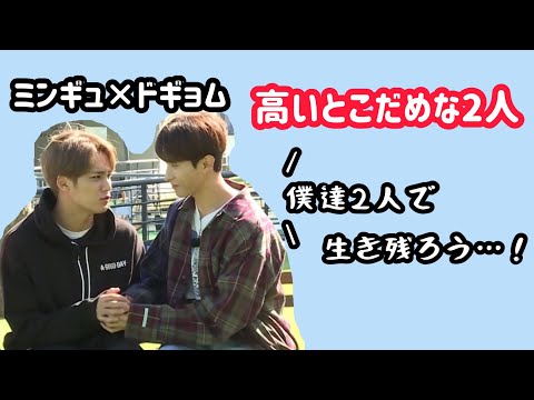 【セブチ/日本語字幕】高い所が苦手な2人【ミンギュ/ドギョム/ギュソク】