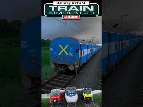 High Speed Train Crossing I Train Simulator । Train Game Train Video #shorts #train #trainsimulator