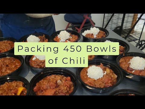 Small Catering Business Behind the Scenes |  450 Bowls of Chili Order