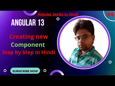 #6 Angular Tutorials | Creating new component in angular 13 step by step in Hindi #javatcoding