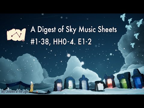 Music Sheet 1-38, HH1-5, E1-2 digest Sky COTL