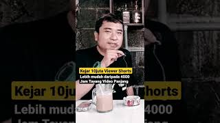 10Juta Viewer Shorts Lebih Mudah, Daripada 4000 Jam Tayang Video Panjang