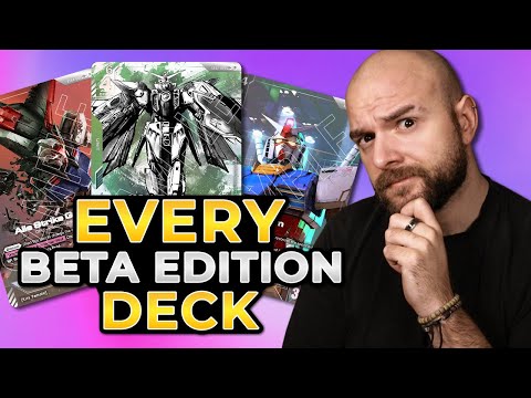 The BEST DECKS of the Gundam Card Game Beta Edition