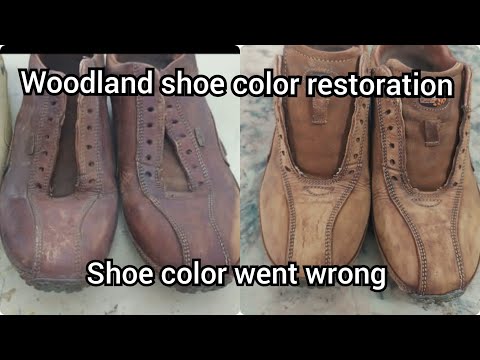 Woodland shoe polish gone wrong. Reviving old color.