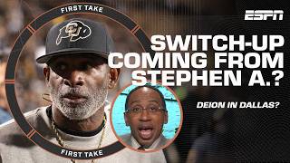 Stephen A. could FLIP THE SCRIPT on Cowboys hate if Jerry Jones hires Deion Sanders 😮 | First Take