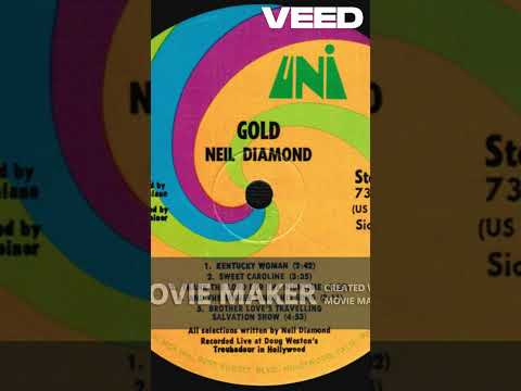 Neil Diamond – Gold side 2 bass only #bassist  #youtube