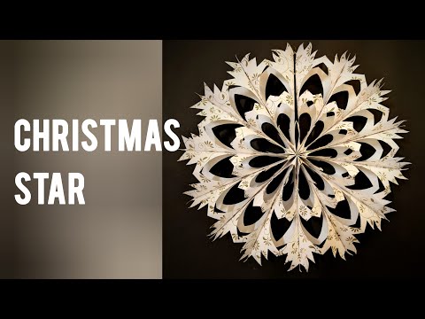 How to make 3D Star using Paper | DIY Christmas decoration | Christmas Star  Ideas #christmas #star