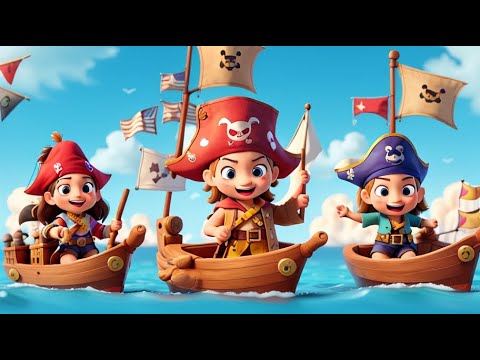 "Sailing Adventures 🌊🚢 | Fun Pirate Song for Kids 🎶🦜"