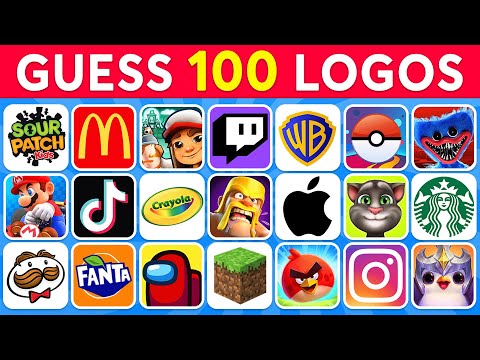 Guess the Logo in 3 Seconds ✅ 100 Famous Logos | Logo Quiz 2024