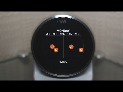 How to manually set a SIMPLE schedule on NEST Thermostat 3rd Generation