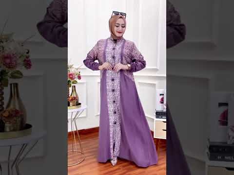 Persiapan Ramadhan Gamis Cantik Twill Ori BISA COD Order WA 089665538102 #dress #gamistwill #tkw