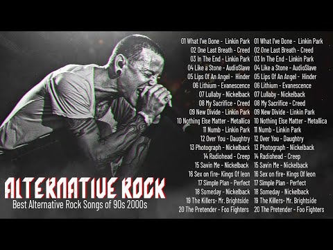 Linkin park, Creed, AudioSlave, Hinder, Evanescence - Top Alternative Rock