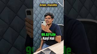 Dropper to 99.63%ile Journey 🔥| JEE Mains Result 2025 #shorts #esaral #jee #jeemains #jee2025