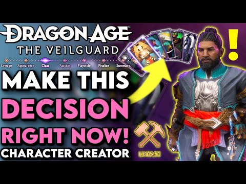 Dragon Age Veilguard - In-Depth Look at Character Creation (Races, Class, Faction, Appearance)