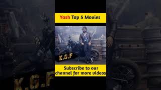 Yash Top 5 Movies | #yash #yashmovie #mollywood #tollywood #factsmaava #shorts #ytshorts #viral