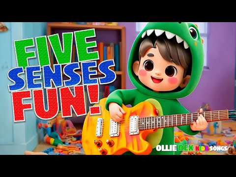 🌟 Explore the 5 Senses! | Fun Kids Song About Sight, Touch, Taste, Smell & Sound 🎶