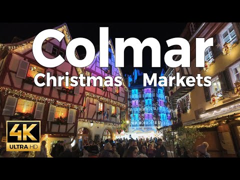 Colmar Christmas Markets, France Walking Tour - With Captions