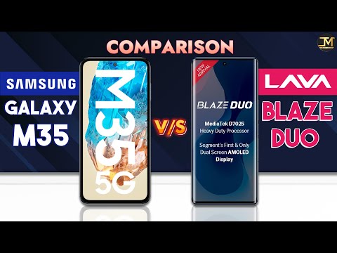 Lava Blaze Duo vs Samsung Galaxy M35 : Which Phone is Best❓😯