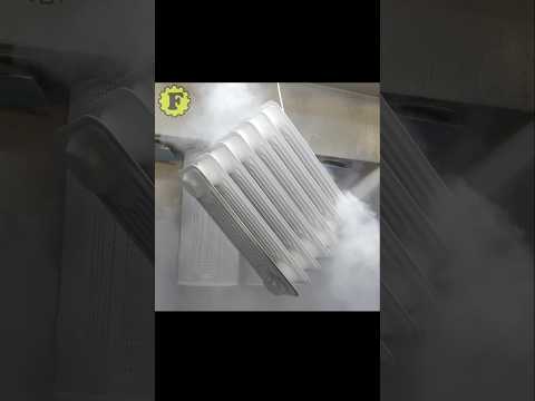 The process of making a radiator heater. Korean radiator factory. #radiator #heater #making #asmr